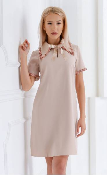 beige midi Formal Dresses ⭐ бежов гламър