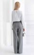 gray long Pants ⭐ Female long wide sriped gray pants