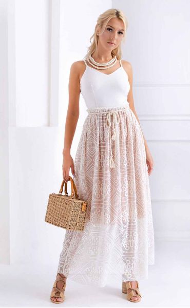 white long Summer dresses ⭐ Long summer dress Sicily