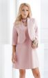 Официални рокли в цвят пудра ⭐ А силует розова рокля Оливия