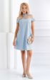 blue midi Formal Dresses ⭐ Light blue midi formal dress Olivia