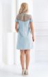 blue midi Formal Dresses ⭐ Light blue midi formal dress Olivia