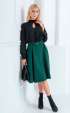 green midi Skirts ⭐ Oil green midi skirt