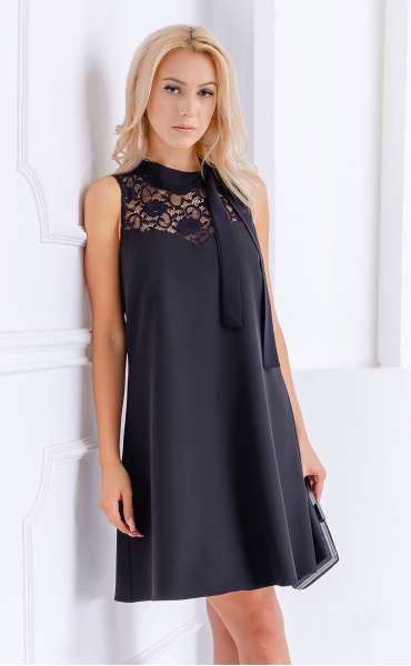 black midi Formal Dresses ⭐ Black formal midi dress Valensia