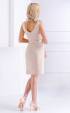 beige midi Formal Dresses ⭐ Midi elegant beige sleeveless dress