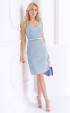 blue midi Formal Dresses ⭐ Elegant light blue midi dress Paola