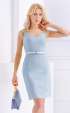 blue midi Formal Dresses ⭐ Elegant light blue midi dress Paola