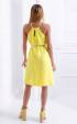   Summer dresses ⭐ Yellow Sleeveless Chiffon Ties and Belt