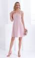 pink mini Dresses ⭐ Pink formal elegant lace dress