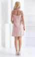 pink midi Formal Dresses ⭐ Pink wide cut formal midi dress