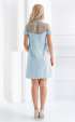 blue midi Formal Dresses ⭐ Light blue midi formal dress Olivia