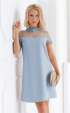 blue midi Formal Dresses ⭐ Light blue midi formal dress Olivia