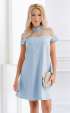 blue midi Formal Dresses ⭐ Light blue midi formal dress Olivia