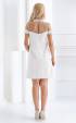white midi White dresses ⭐ White formal midi wide cut dress
