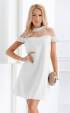 white midi White dresses ⭐ White formal midi wide cut dress