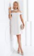 white midi White dresses ⭐ White formal midi wide cut dress