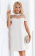 white midi White dresses ⭐ White formal midi wide cut dress