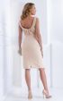 beige midi Formal Dresses ⭐ Beige Formal Dress with Floral Lace